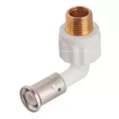 Пресс уголок Henco НР 16x1/2 белый