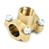 Врезка в трубу TIM (1/2x1/2x1/2) на трубу 20 мм, водоотвод