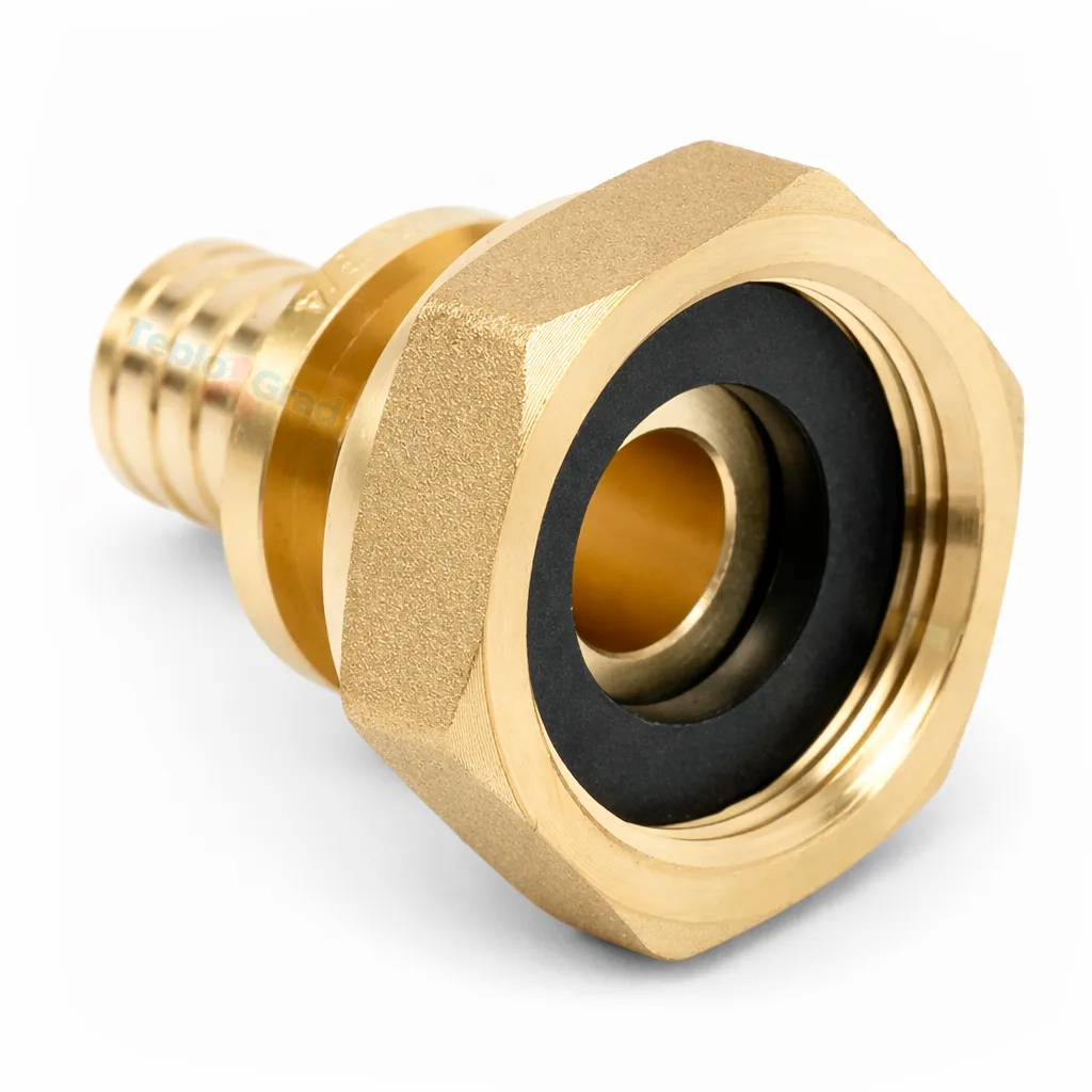 Муфта TIM с накидной гайкой 16x3/4