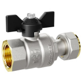 Кран шаровой LD Pride 1/2 с накидной гайкой