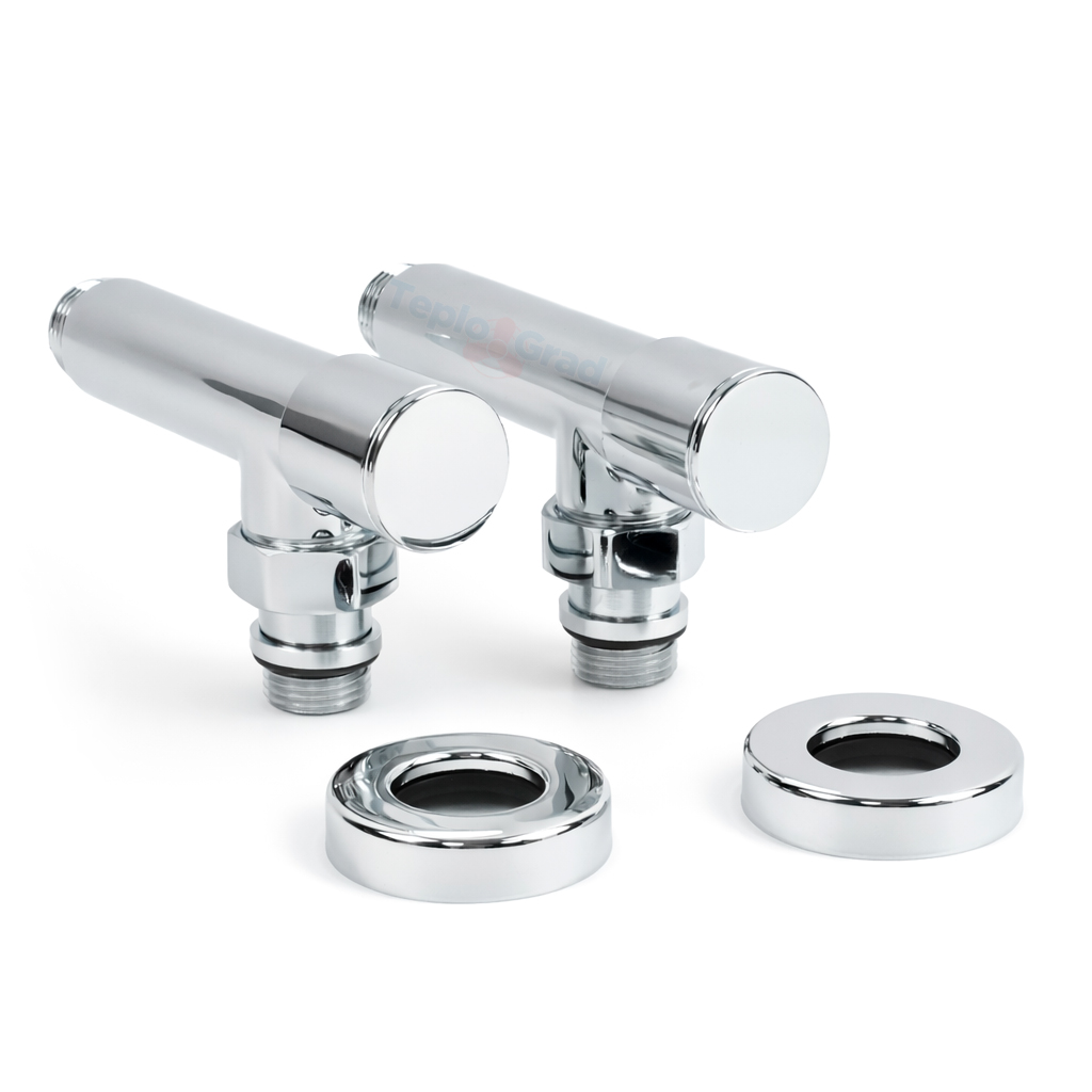 Вентиль угловой для полотенцесушителя (пара) TIM 1/2x1/2 НН