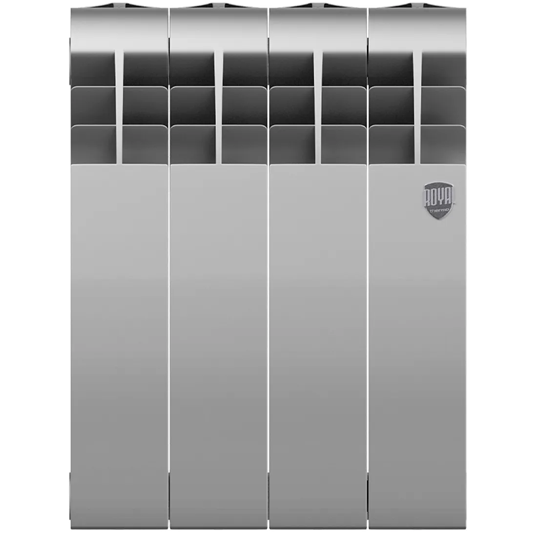Биметаллический радиатор Royal Thermo BiLiner 350 Silver Satin 4 секции