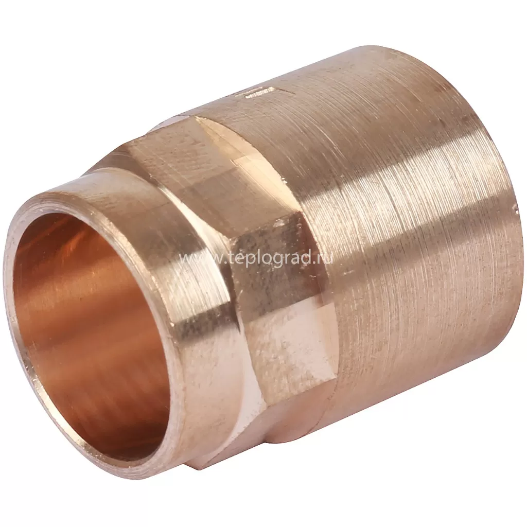 Переход 18x1/2 ВП-ВР Sanha 4270g, бронза 142701812