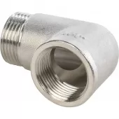 Угольник 3/4 ВН никелированный Stout