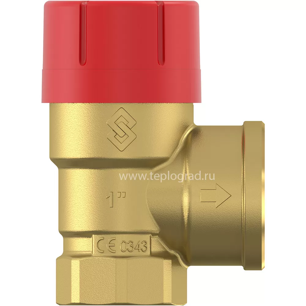 Клапан предохранительный Flamco Prescor 1x1 1/4 - 1,5 бар для системы отопления