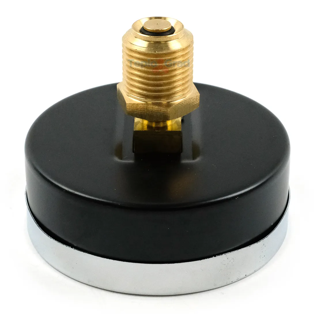 Термоманометр аксиальный TIM, корпус 80 мм, диапазон 0-6 бар, подключение 1/2 Y-80T-6