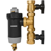 Сепаратор грязи (шлама) поворотный Rommer ВР 1 1/4 с щетками