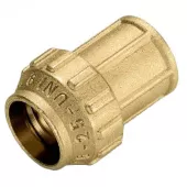 Муфта Tiemme с внутренней резьбой 20x1/2" ПНД латунь Муфта Tiemme с внутренней резьбой 20x1/2" ПНД латунь