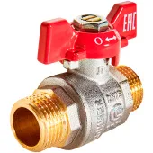 Кран шаровой Rommer НН 1/2, ручка бабочка