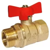 Шаровой кран Галлоп НР-ВР 3/4 ручка бабочка, серия Стандарт 231