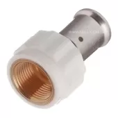 Пресс соединение Henco ВР 20x3/4 белое Пресс соединение Henco ВР 20x3/4 белое
