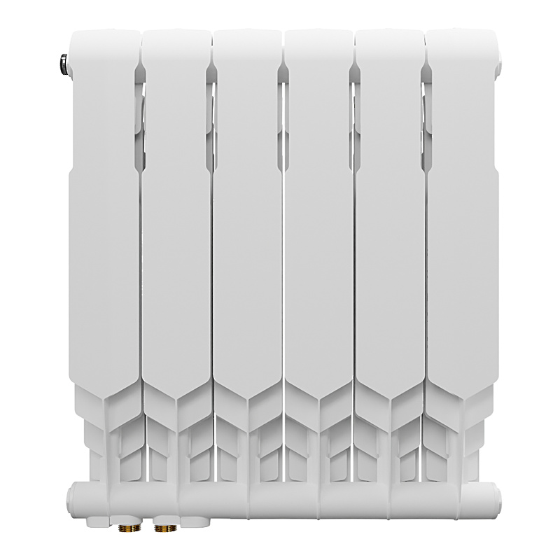 Биметаллический радиатор Royal Thermo Vittoria Super 500 2.0 VDR80 - 6 секций с нижним подключением