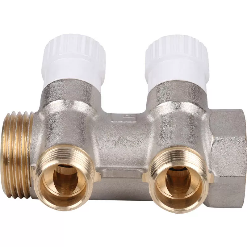 Коллектор Stout с регулировочными клапанами 1, 2 отвода 1/2 Коллектор Stout с регулировочными клапанами 1, 2 отвода 1/2