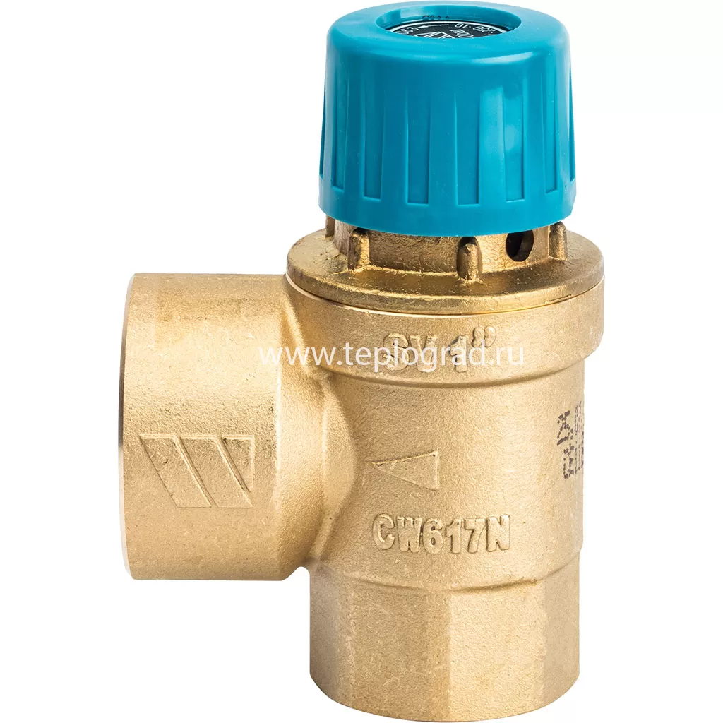 Предохранительный клапан Watts SVW 10-1, 10 бар для системы водоснабжения