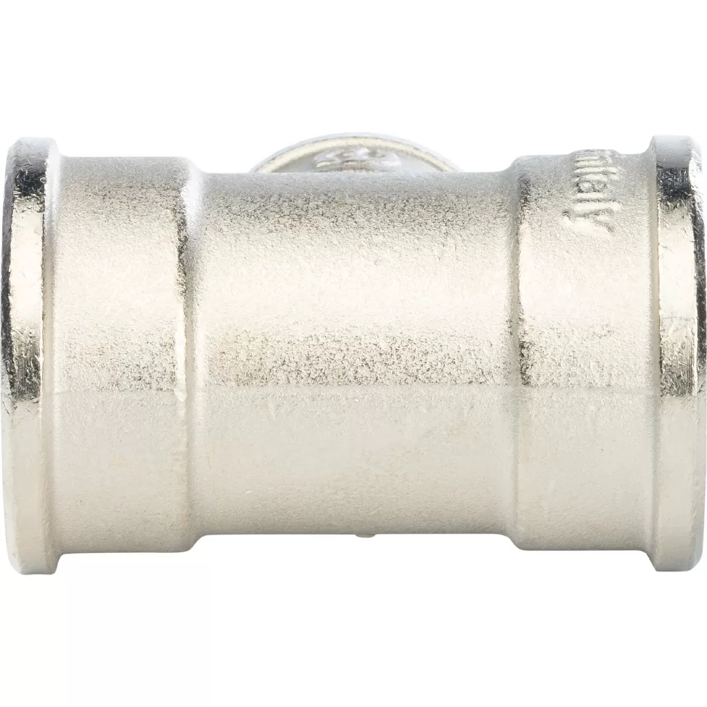 Тройник переходной 1x1/2x1 ВВ никелированный Stout