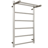 Электрический полотенцесушитель Stout JAZZ round 500x800 хром с полкой