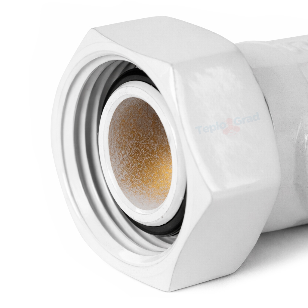 Набор нижнего подключения Royal Thermo угловой белый 3/4 раздельный