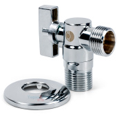 Кран шаровой угловой Valfex 1/2 НН для бытовой техники