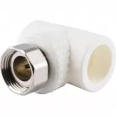 Тройник комбинированный с накидной гайкой Kalde 32х1