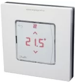 Беспроводной сенсорный комнатный термостат Danfoss Icon 24В с ИК-датчиком, накладной