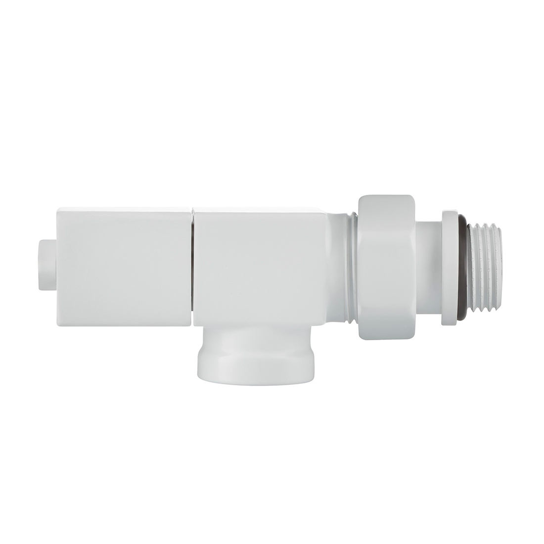 Набор дизайн-вентилей Royal Thermo CUBE 1/2 осевой (белый)