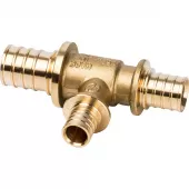 Тройник Stout 25x16x20 для труб из сшитого полиэтилена