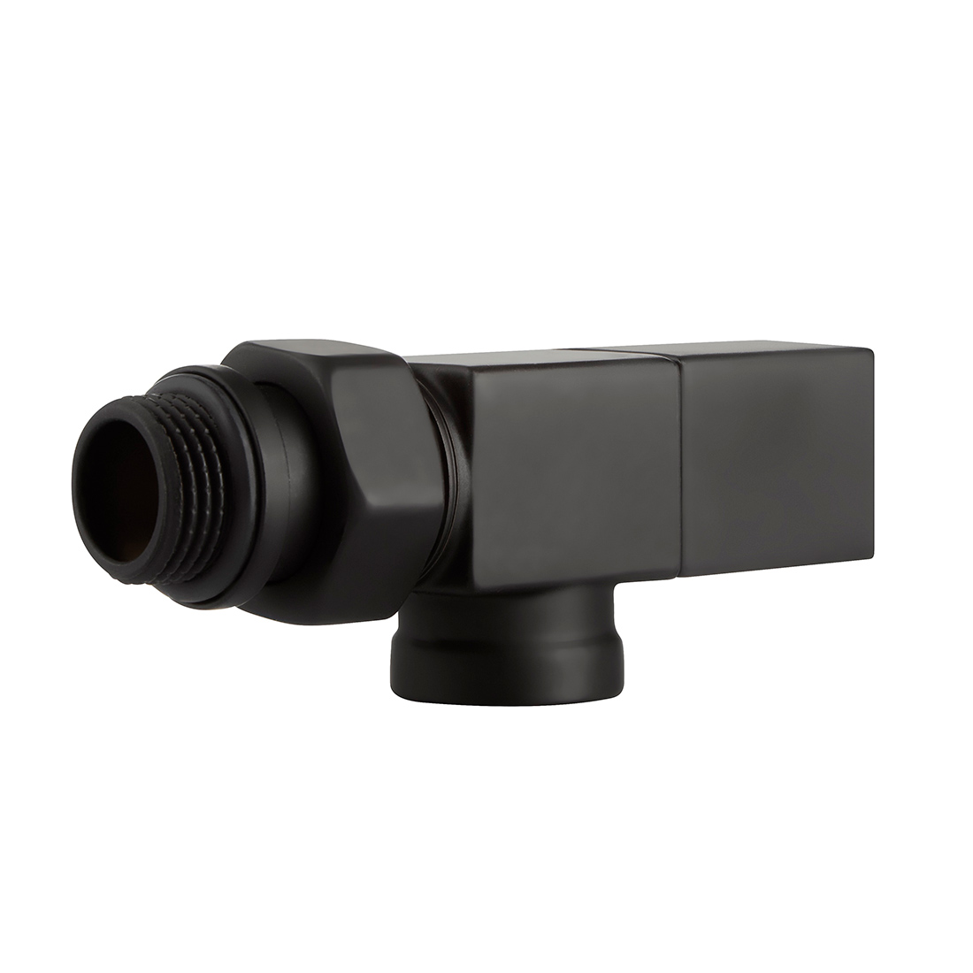 Набор дизайн-вентилей Royal Thermo CUBE 1/2 осевой (черный)