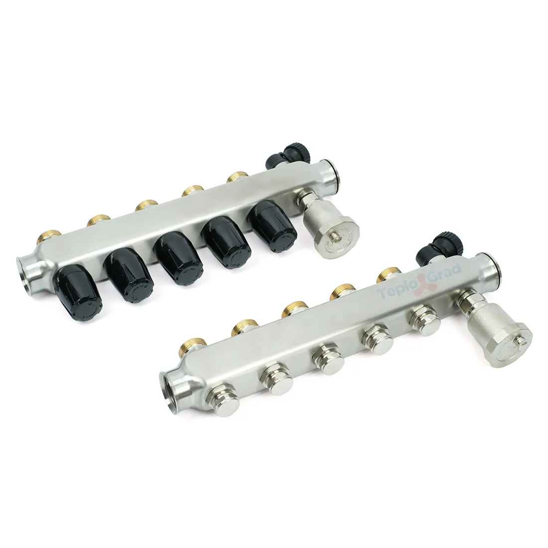 Коллектор TIM на 10 выходов из нержавеющей стали без расходомеров