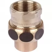 Сгон 28x1 ВП-ВР Sanha 4340g самоуплотняющийся, бронза 14340281