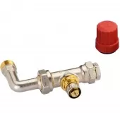 Клапан термостатический Danfoss RTR-K 1/2 с уплотнительной втулкой и отводом