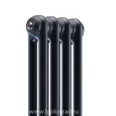 Стальной трубчатый радиатор Rifar Tubog 2057 42 секций, боковое подключение (Антрацит)