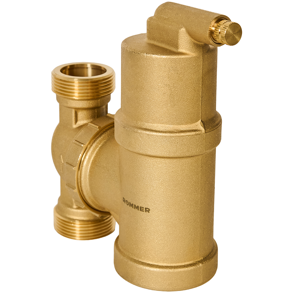 Сепаратор воздуха Rommer 1 1/4 ВР поворотный