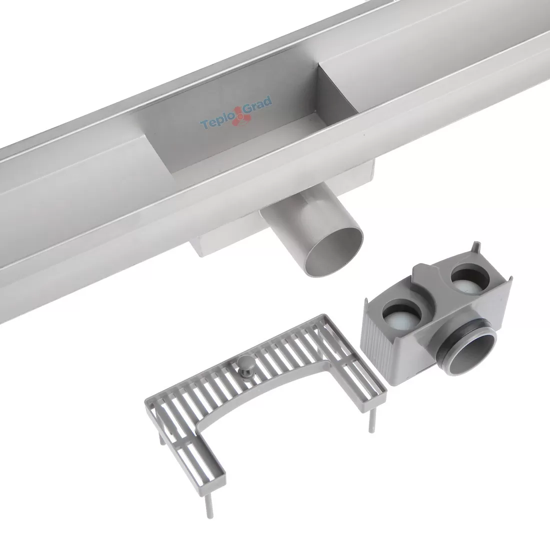 Душевой лоток TIM с горизонтальным выпуском (сухой + гидрозатвор) 850 мм Душевой лоток TIM с горизонтальным выпуском (сухой + гидрозатвор) 850 мм