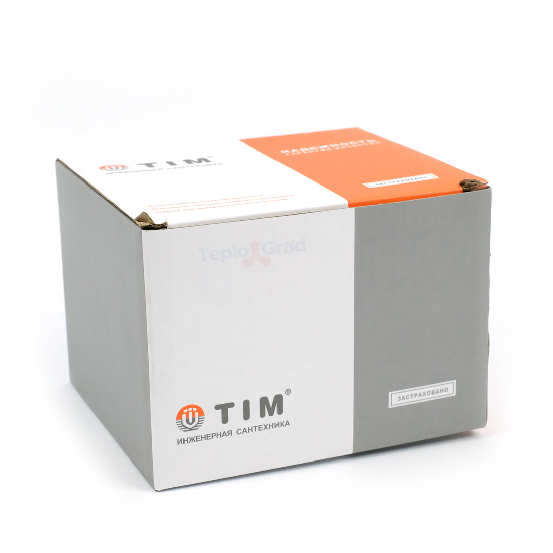 Комплект шаровых угловых кранов TIM с полусгоном 1