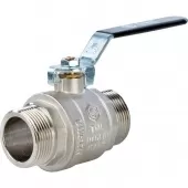 Шаровой кран Stout НР-НР 1 1/4 полнопроходной, ручка рычаг Шаровой кран Stout НР-НР 1 1/4 полнопроходной, ручка рычаг