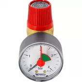 Предохранительный клапан Watts SVM 30 x 1/2  с манометром для системы отопления