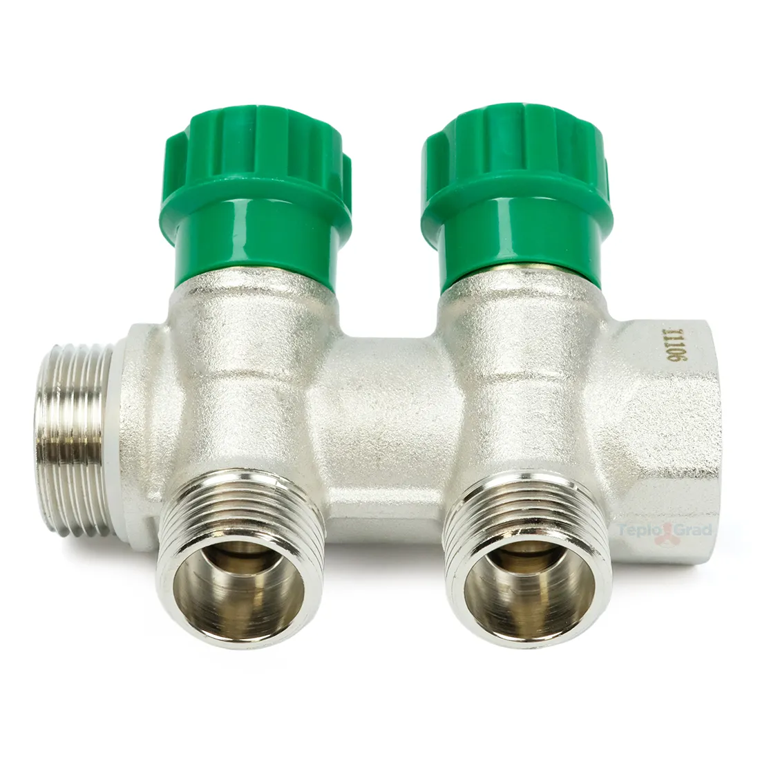 Коллектор TIM регулирующий под 45°, 3/4x1/2 на 2 выхода