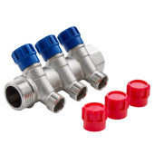 Коллектор Valfex регулирующий 1x1/2 на 2 выхода