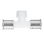 Пресс тройник Henco ВР 32x3/4x32 белый