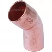 Отвод 45° 15 ВП-НП Sanha 5040, для медных труб под пайку 1504015