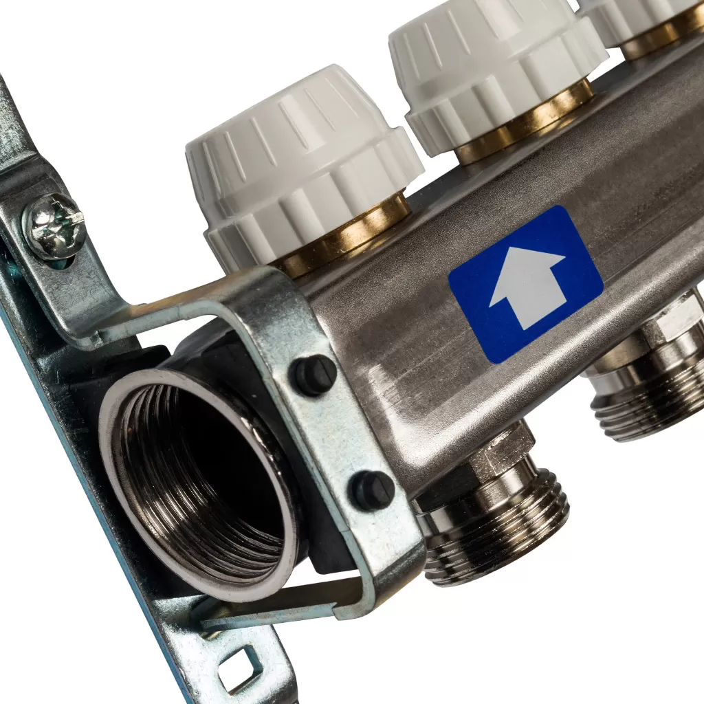 Коллектор Stout на 11 выходов из нержавеющей стали без расходомеров - SMS 0922 000011