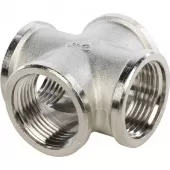 Крестовина 1 ВР никелированная Stout