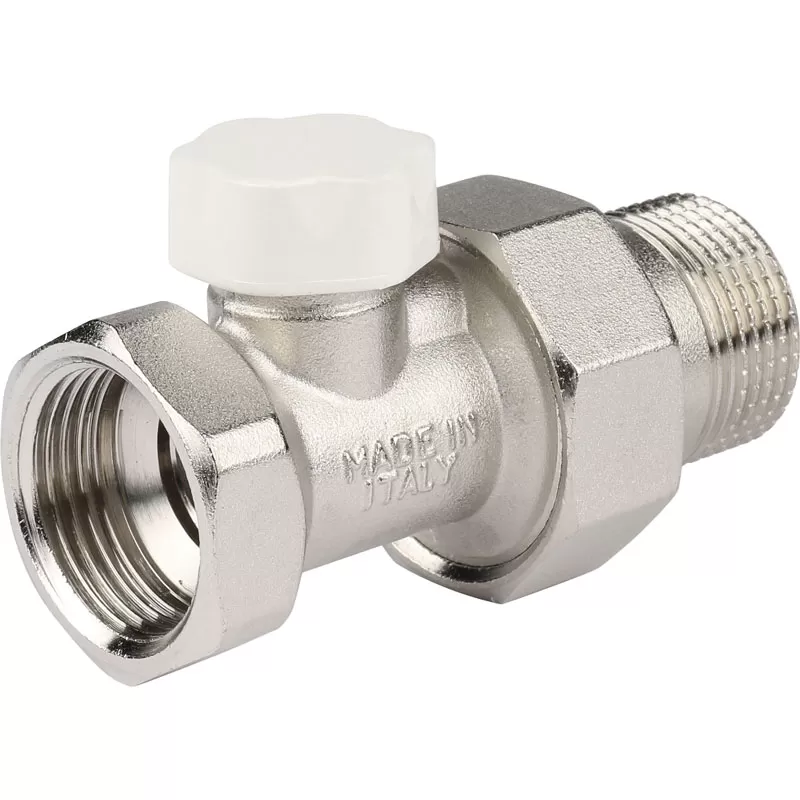 Клапан запорно-балансировочный прямой Stout 3/4 Клапан запорно-балансировочный прямой Stout 3/4