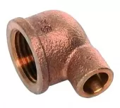 Угловой переход 22x1/2 ВП-ВР Sanha 4090g, бронза 140902212