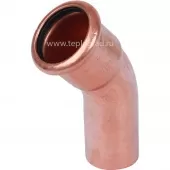 Отвод 45° 35 ВПр-НПр 6040 Sanha, для медных труб прессовой