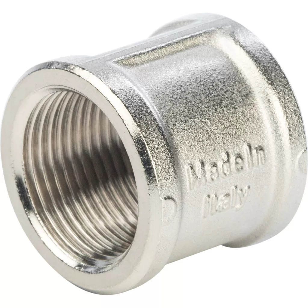 Муфта 3/4 ВВ никелированная Stout