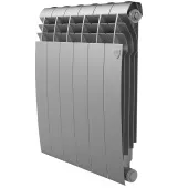 Биметаллический радиатор Royal Thermo BiLiner 500 Silver Satin 6 секций