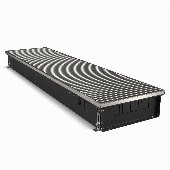 Конвектор внутрипольный Royal Thermo ATRIUM TURBO-110/300/2500-DG-U-NA с принудительной конвекцией