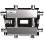 Распределительный коллектор Gidruss MKSS-60-3DU.EPP (60 кВт G 1, 3 конт. G 1 теплоизоляция)
