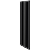 Стальной трубчатый радиатор Royal Thermo Insignia C2180 12 секций, боковое подключение (черный мат)